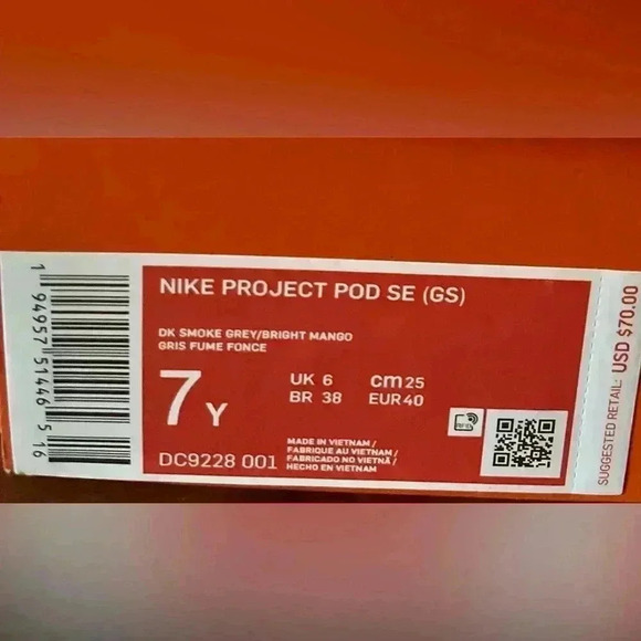 🆕 Nike Project Pod SE Shoes-Size 7 NIB - Picture 10 of 12
